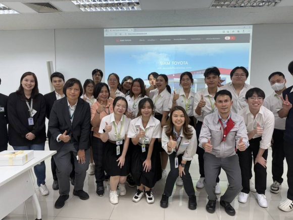 คณะ ICT ม.มหิดล (ICT Mahidol) นำนักศึกษาหลักสูตร DST เข้าศึกษาดูงาน ณ บริษัท สยามโตโยต้าอุตสาหกรรม จำกัด