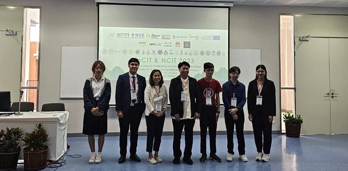 ICT Mahidol students presented their paper works at the 7th International Conference on Information Technology (InCIT 2023)