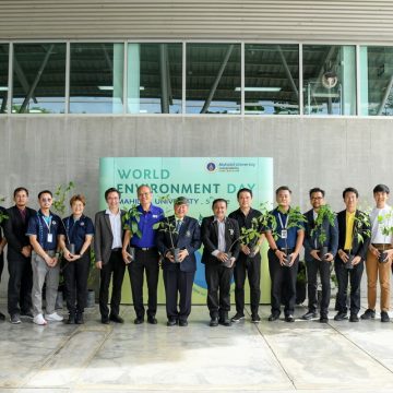 ICT Mahidol participated in a tree planting activity on the occasion of “World Environment Day 2024”