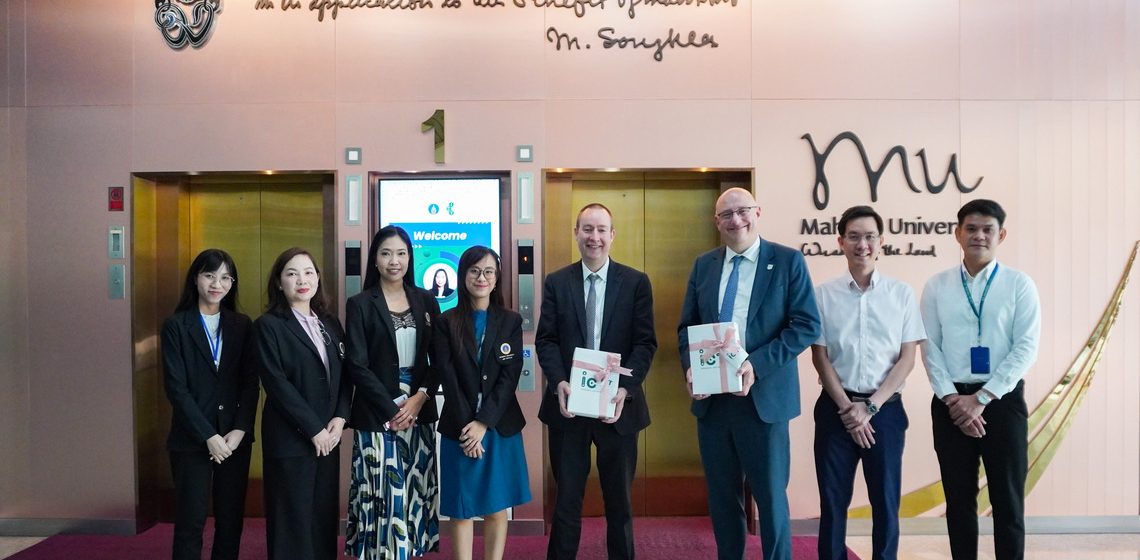 ICT Mahidol welcomed delegates from the University of Exeter, United Kingdom, on the occasion of their visit and academic collaboration meeting