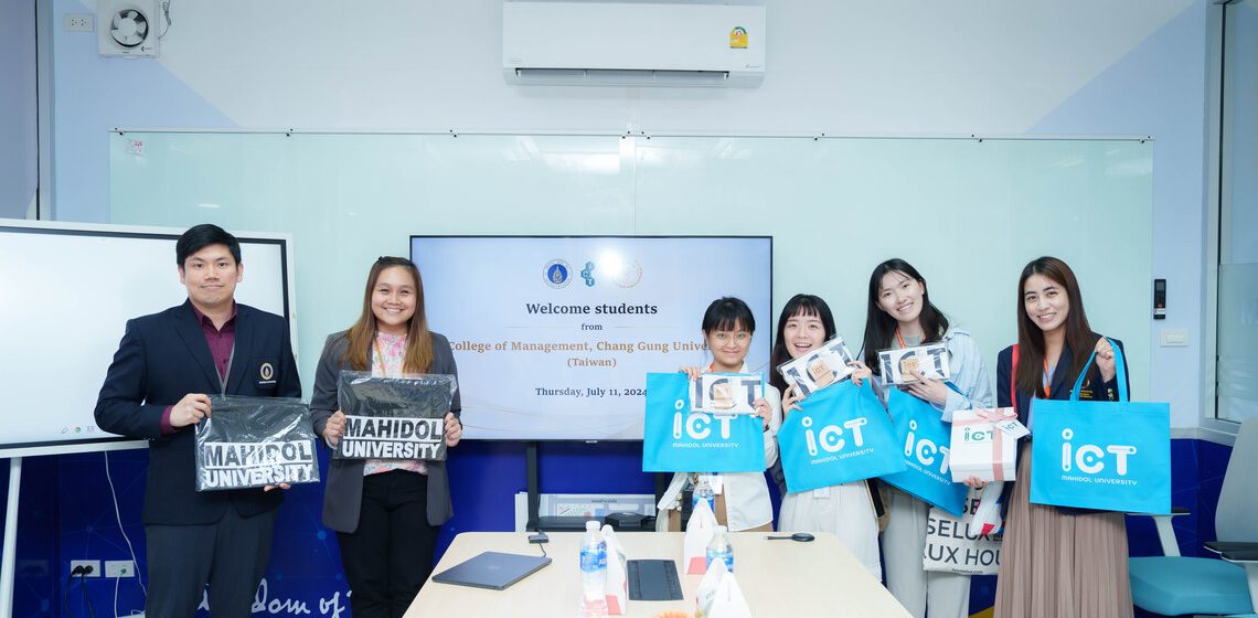 ICT Mahidol welcomed students from the College of Management, Chang Gung University, Republic of China (Taiwan), on the occasion of their visit to the faculty, and attended a special lecture on “Federated Learning”