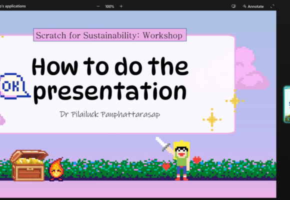 ICT Mahidol organized a workshop for “MUICT-AST Tech Competition: Scratch for Sustainability”