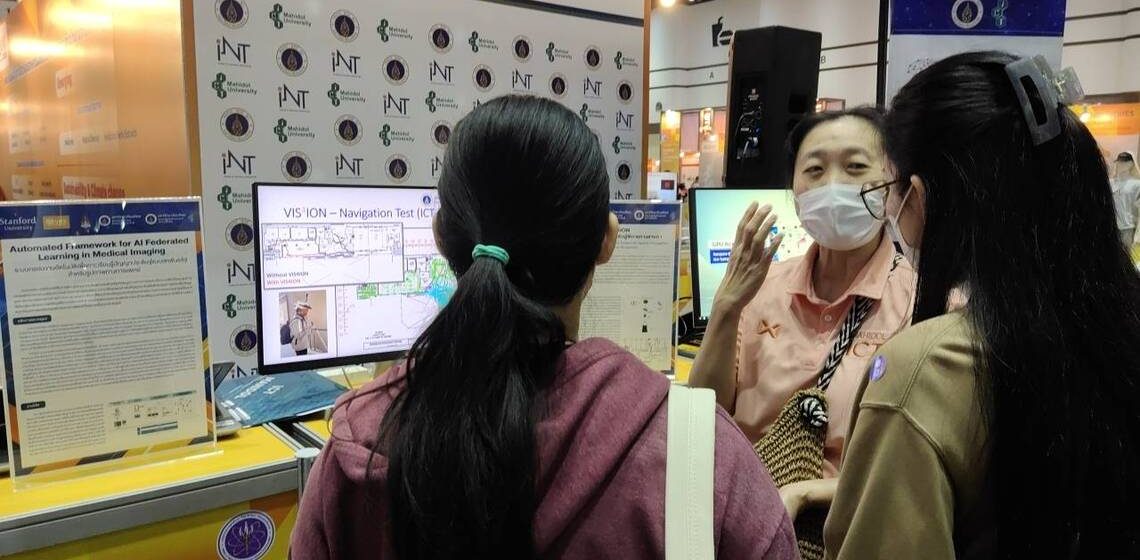 ICT Mahidol and iNT showcased academic and innovative works at “MHESI FAIR 2024: SCI POWER FOR FUTURE THAILAND”