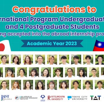 Congratulations to 46 ICT international program undergraduate students and 4 postgraduate students for being accepted into the abroad internship programs, academic year 2023