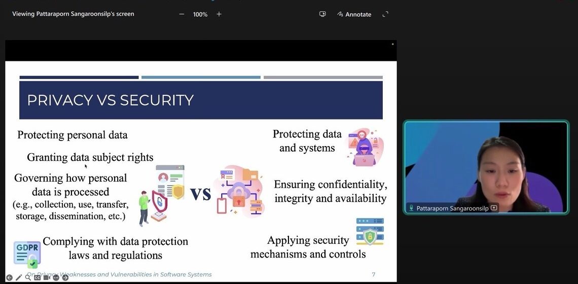 ICT Mahidol organized an academic seminar, “Café SERU#12: On Privacy Weaknesses and Vulnerabilities in Software Systems”