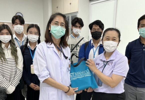 ICT Mahidol led ICT international program students to participate in a study visit to the Medical Laboratory Section, Medical Department, Medical and Health Division, EGAT