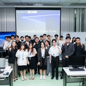 ICT Mahidol and MUEG’s Cybersecurity Club, in collaboration with guest speakers from Sinority Co., Ltd. and Group-IB SEA Co., Ltd., organized a special talk on the topic “Cybersecurity in Global Scale”