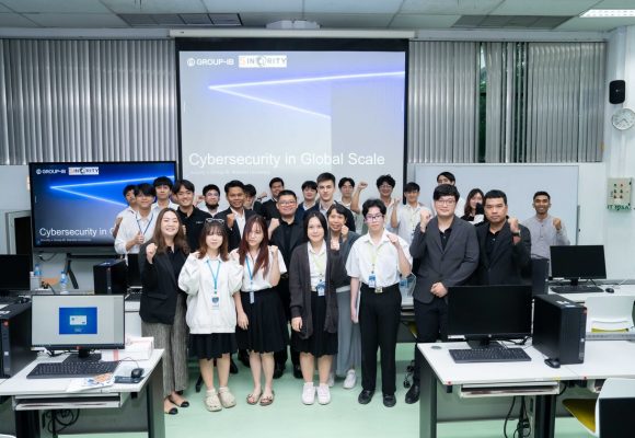 ICT Mahidol and MUEG’s Cybersecurity Club, in collaboration with guest speakers from Sinority Co., Ltd. and Group-IB SEA Co., Ltd., organized a special talk on the topic “Cybersecurity in Global Scale”