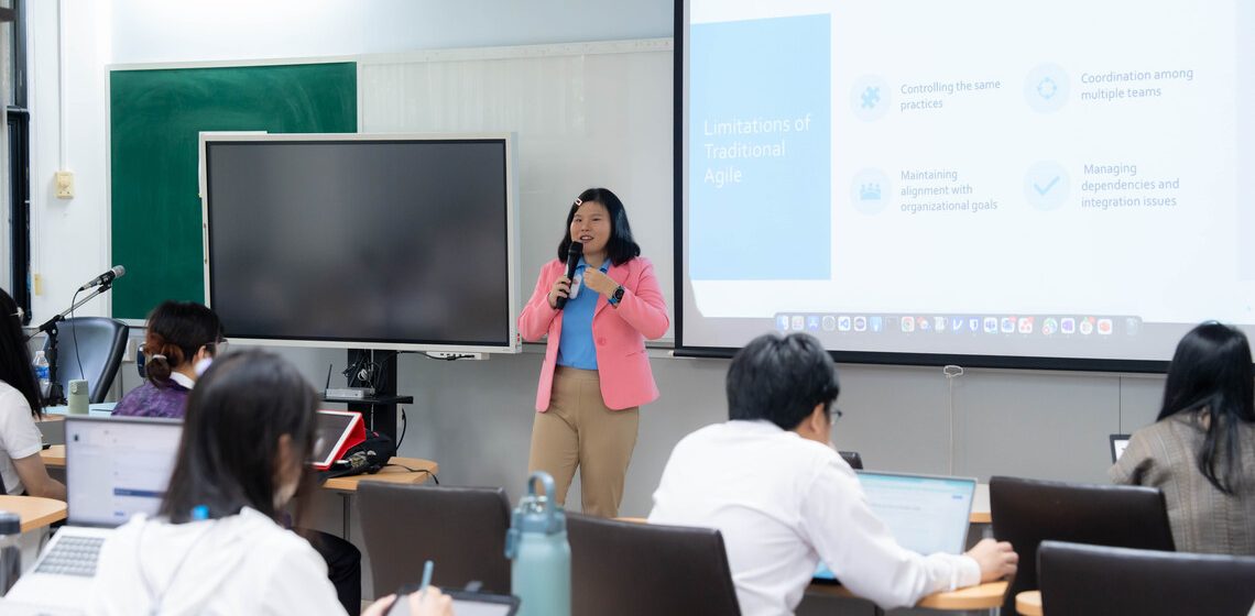 ICT Mahidol organized a special talk on the topic “Agile Beyond Teams: Strategies for Scaling Across the Organization”