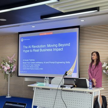 ICT Mahidol organized the “Boost Your Career Proficiency: AI and Prompt Engineering Skills” training program for Narai Property Co., Ltd.