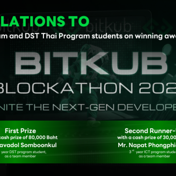 ICT Mahidol students won 1st Place and 2nd Runner-Up at the “Bitkub Blockathon 2024: Ignite the NEXT Gen Developers” Competition