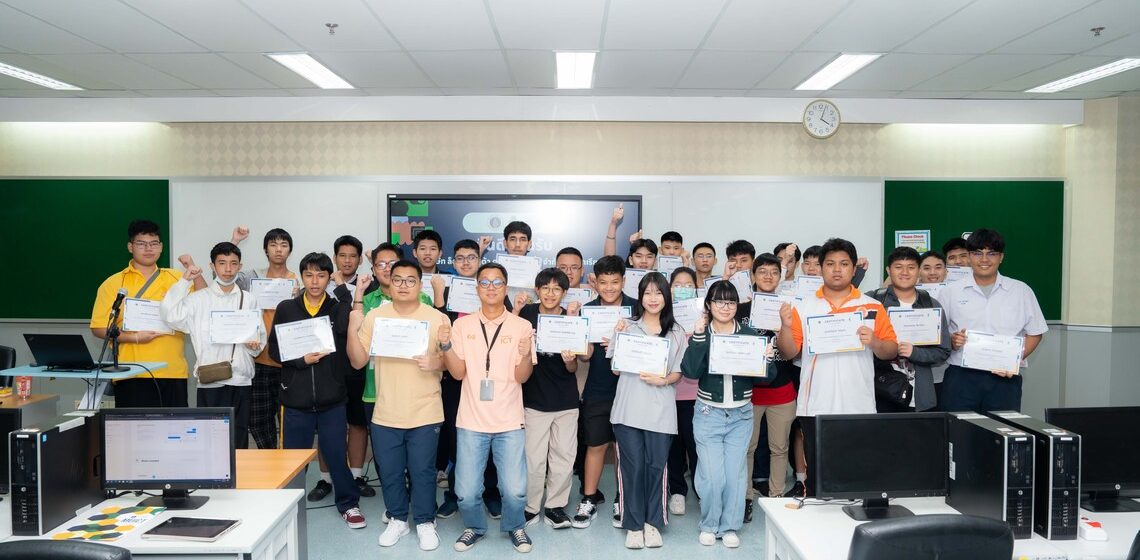 ICT Mahidol, in collaboration with Login Meta Comp Learning Co., Ltd., organized a practical workshop titled “Enhancing Skills in Figma” for high school students.