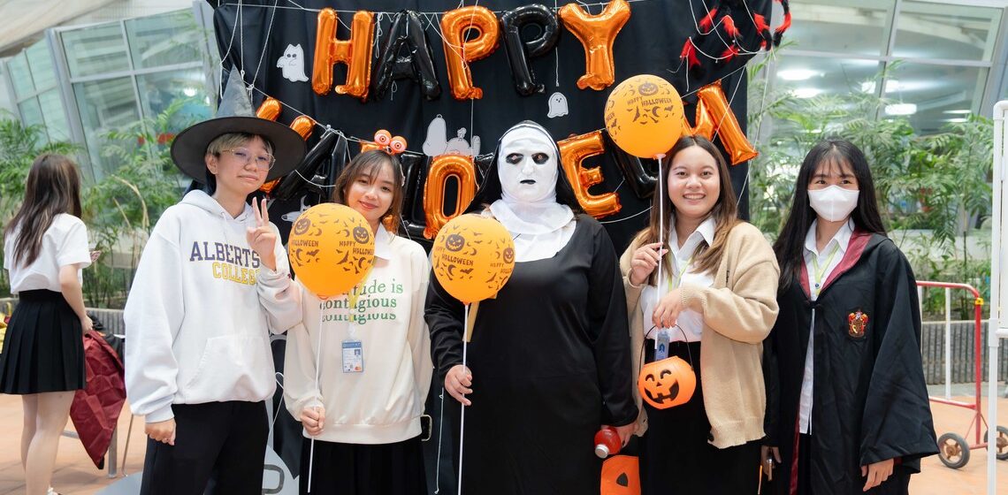 ICT Mahidol’s scholarship recipients organized the “ICTxDST Halloween 2024”