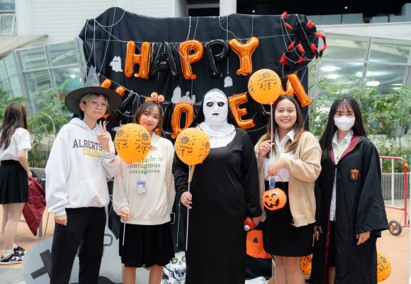 ICT Mahidol’s scholarship recipients organized the “ICTxDST Halloween 2024”