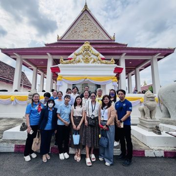 ICT Mahidol attended the “Royal Kathin Robe Offering Ceremony 2024” at Wat Kanchanasinghas Worawihan (Wat Thong)