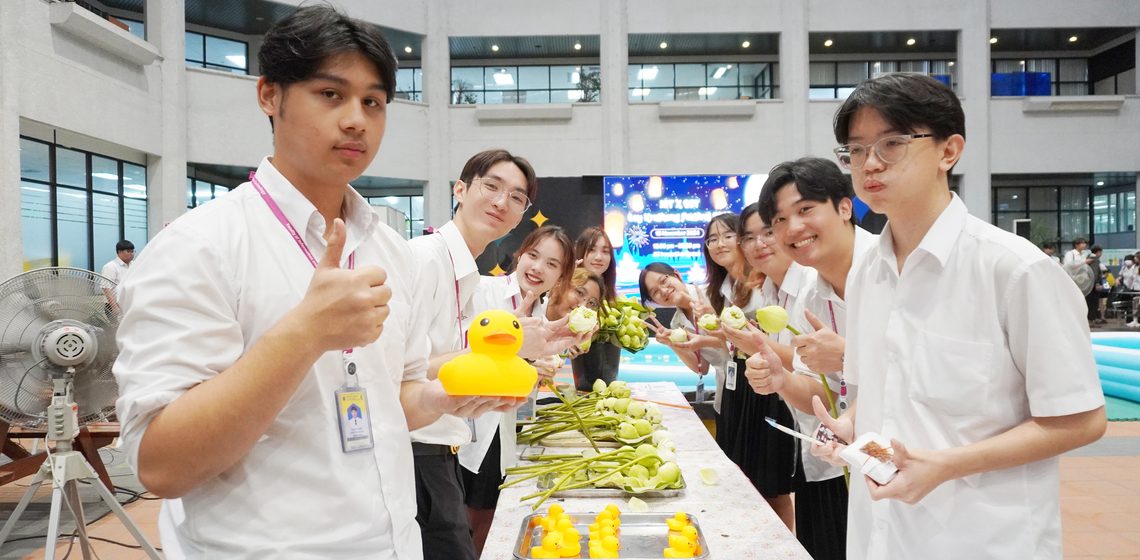 ICT Mahidol’s scholarship recipients organized the “ICTxDST Loy Krathong Festival 2024”