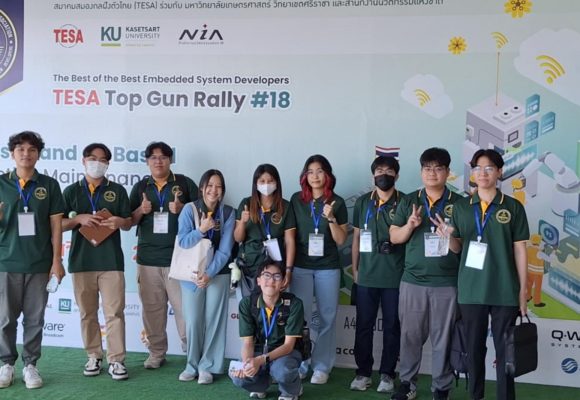 ICT Mahidol students participated in the 18th TESA Top Gun Rally 2024