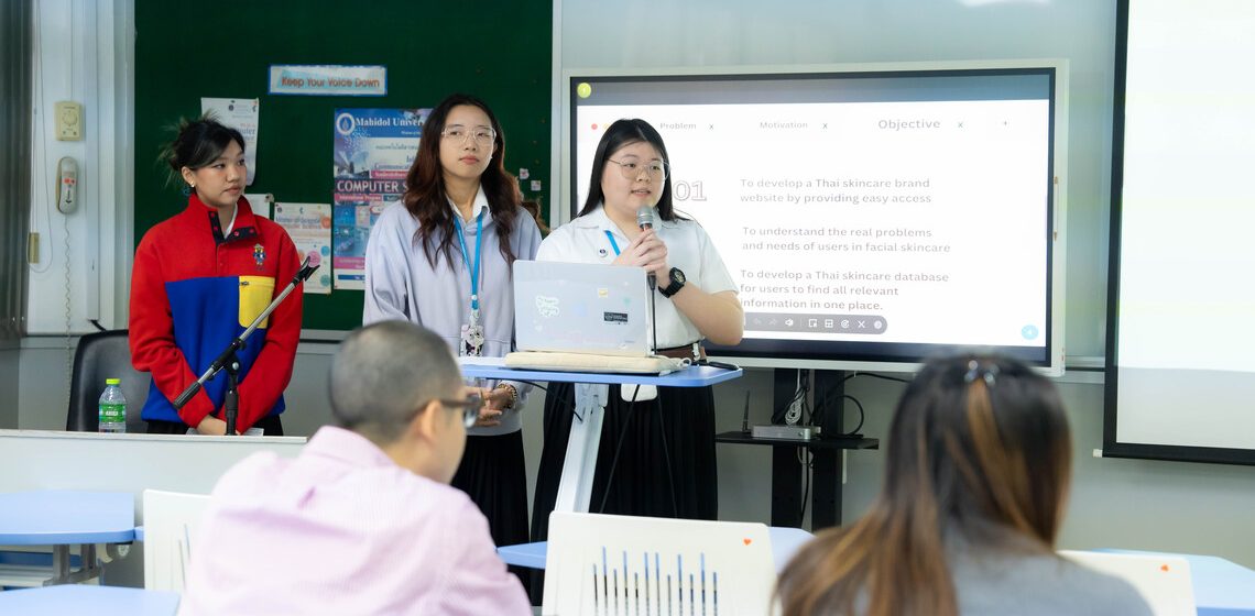 ICT Mahidol hosted “The Senior Project 2024 Proposal Presentation” for ICT International Program Students