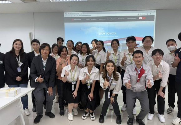 ICT Mahidol led DST Thai Program students on a study visit to Siam Toyota Manufacturing Co., Ltd.