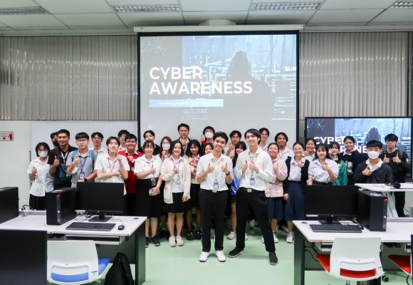 ICT Mahidol in collaboration with the Cybersecurity Club hosted a training program “MUICT – AST The Series for Sharing & Chill” on “Cyber Awareness: Protect Yourself from Hackers and Learn Ethical Hacking to Mitigate Risks”