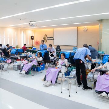 ICT Mahidol in collaboration with the Department of Transfusion Medicine, Faculty of Medicine Siriraj Hospital, hosted “Blood Donation Event for Siriraj Hospital Patients”