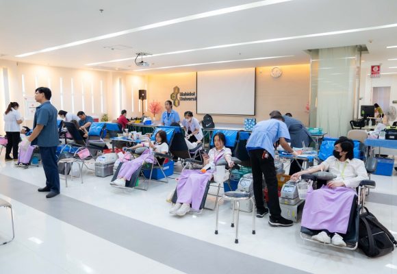 ICT Mahidol in collaboration with the Department of Transfusion Medicine, Faculty of Medicine Siriraj Hospital, hosted “Blood Donation Event for Siriraj Hospital Patients”