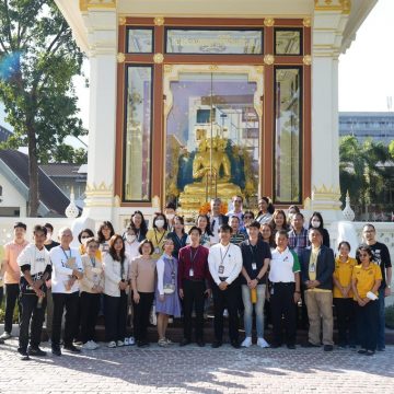 ICT Mahidol organized “Homage-Paying to Holy Places, Merit-Making Ceremony, and ICT New Year Party 2025”